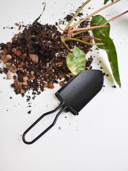 Foldable gardening spade