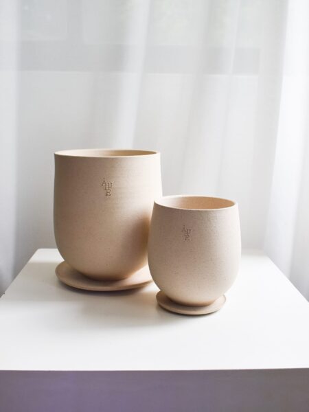 Aube Jar with Saucer